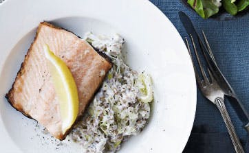Opskrift på bagt laks