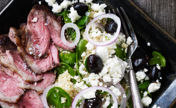 Lammeculotte med cocucoussalat