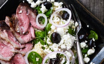 Lammeculotte med cocucoussalat