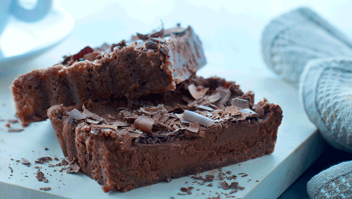 chokoladetærte