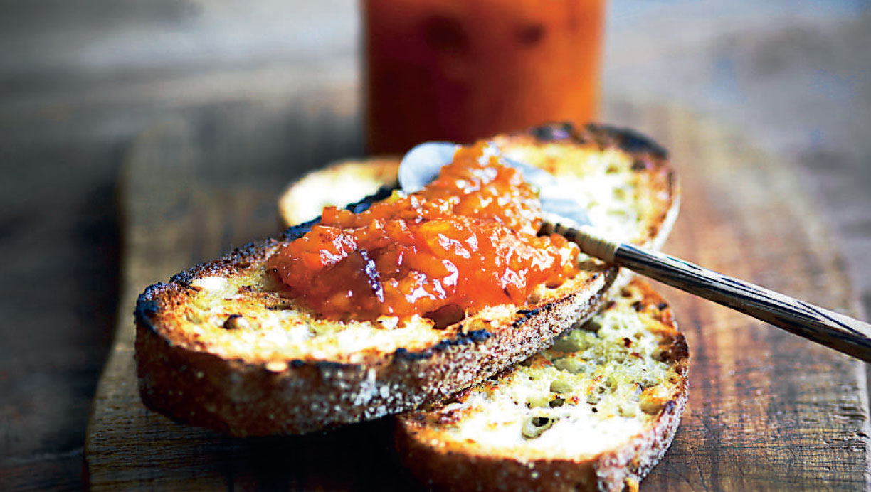 Abrikos-gulerods-marmelade