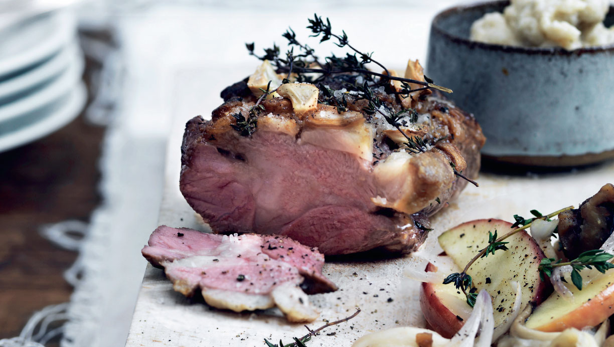 Lam med selleripuré 