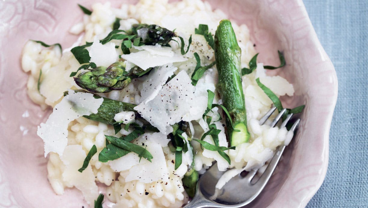 risotto med asparges