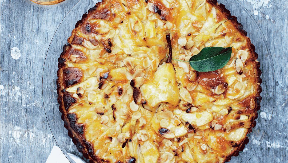 Pæretærte med mandler