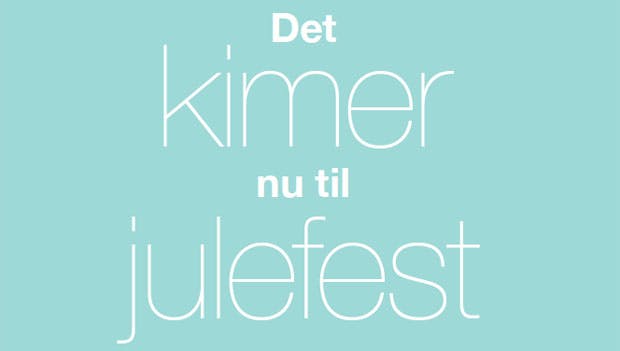 det kimer nu til julefest