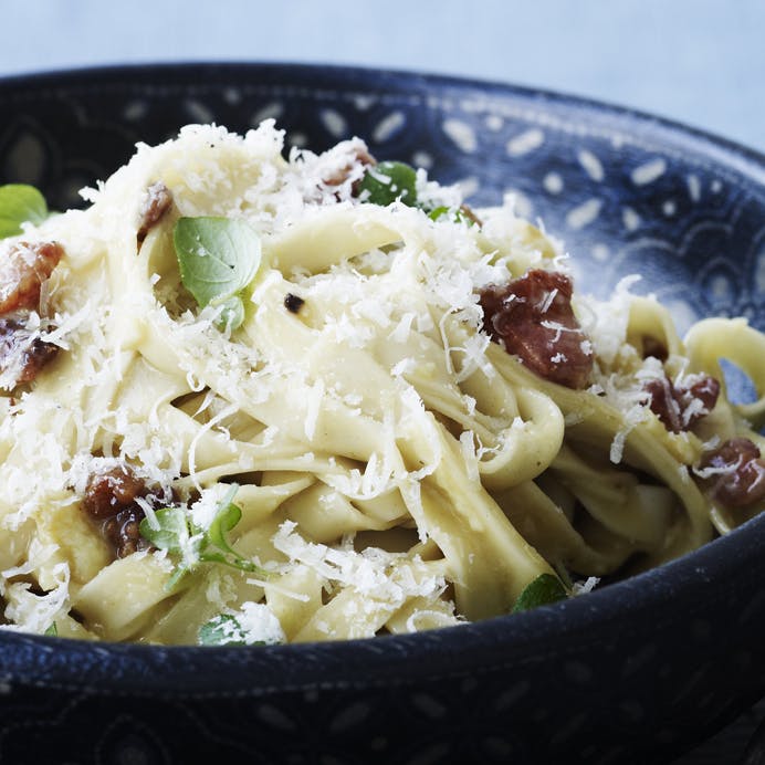 Opskrift på spaghetti carbonara