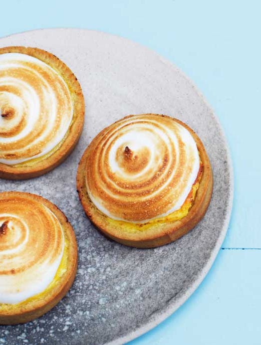 citrontærter med marengs