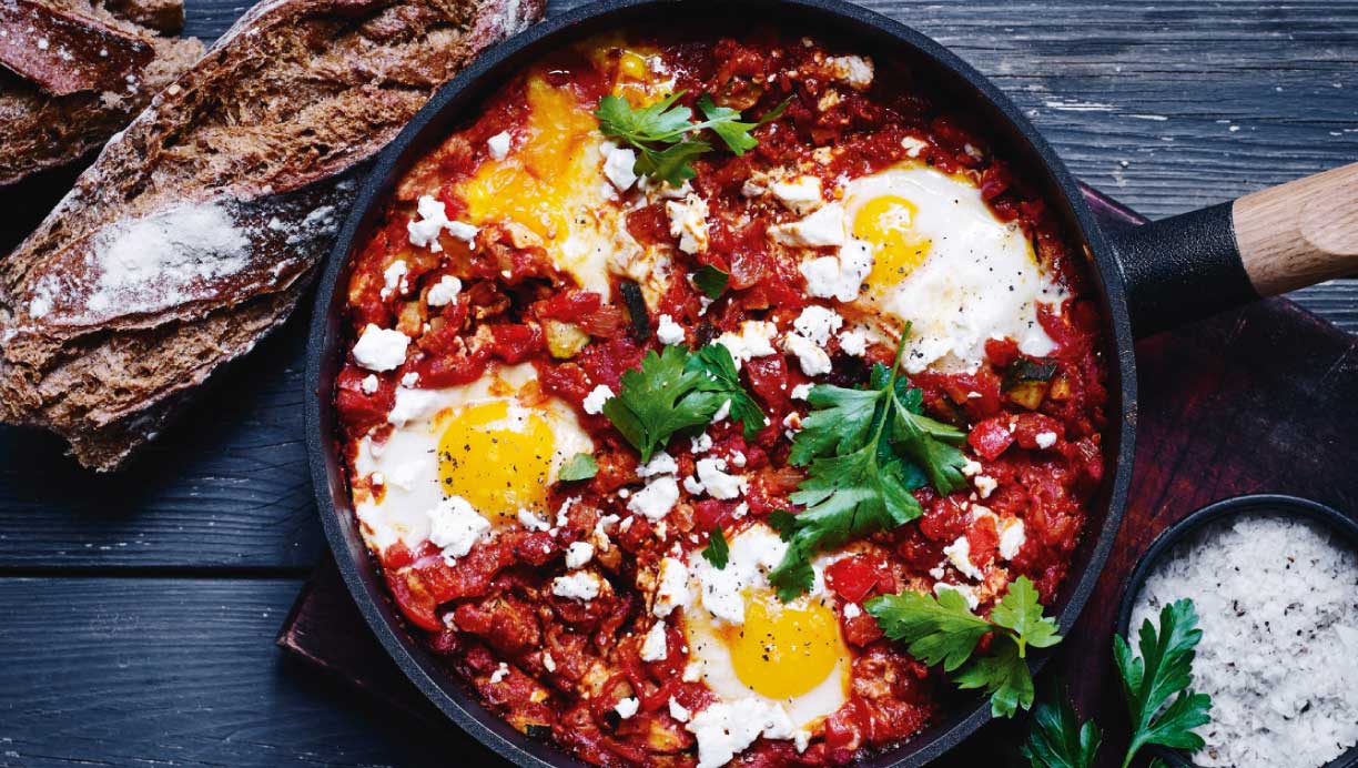 Shakshuka - lækker opskrift.