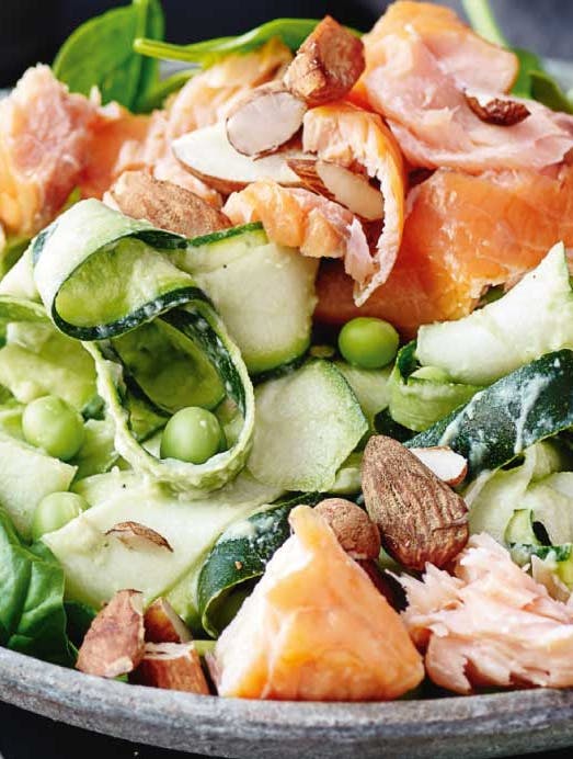 lækker varmrøget laks