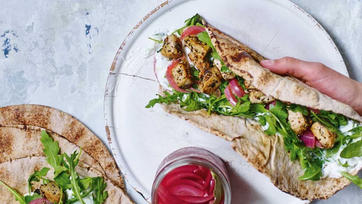 Souvlaki-wraps