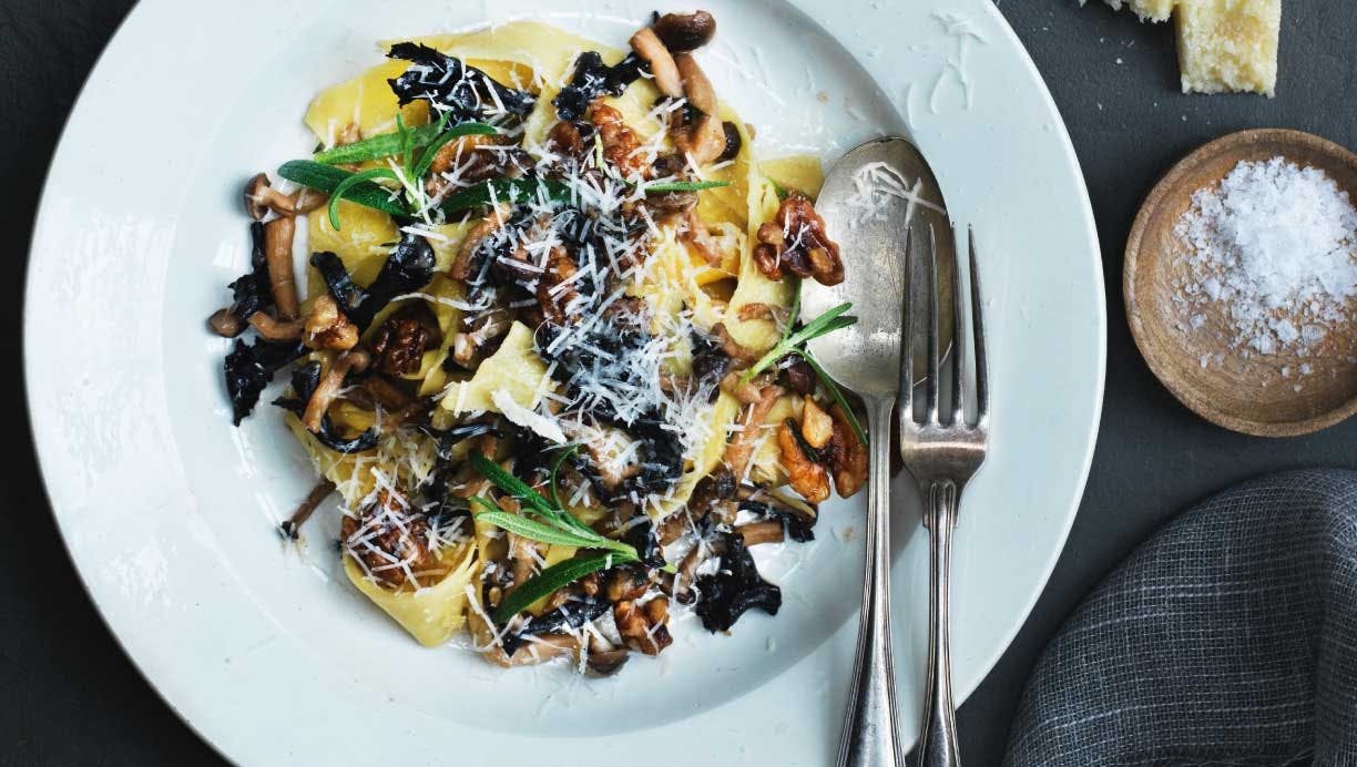 Pappardelle, opskrift med pappardelle