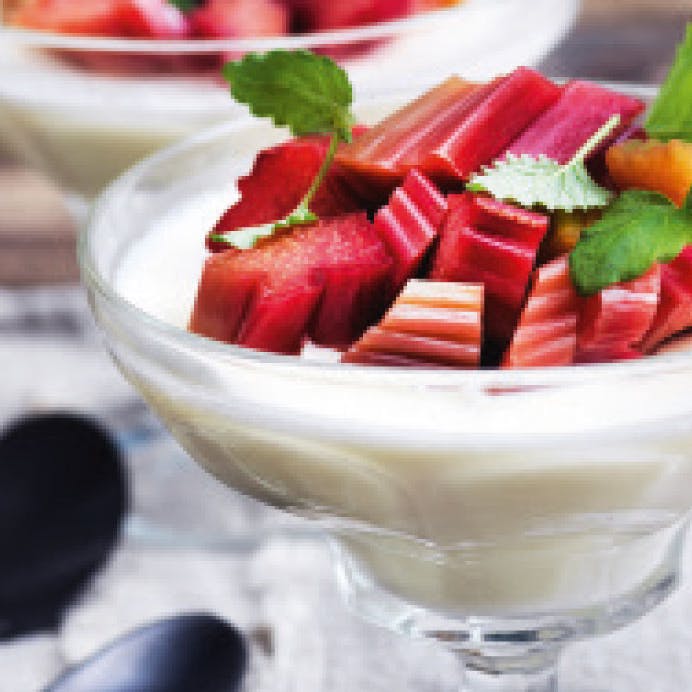 Koldskåls-panna cotta