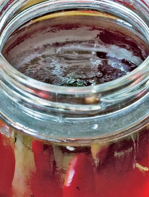 Hjemmlavet æblegele af paradisæbler