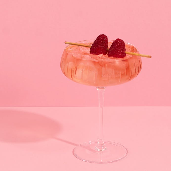 cocktail med rosé fra bogen Thank you for Rosé