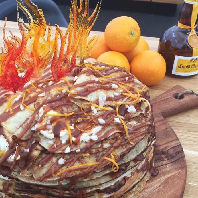 Crepe Suzette pandekage-kage