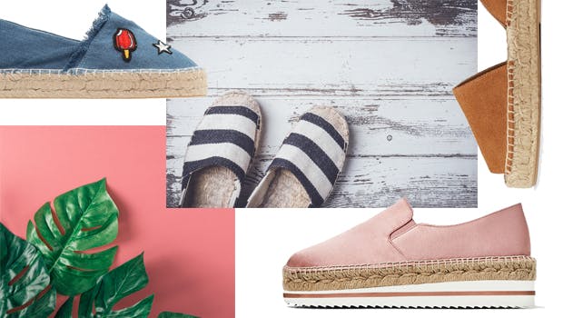 Fine espadriller til under 500 kr.