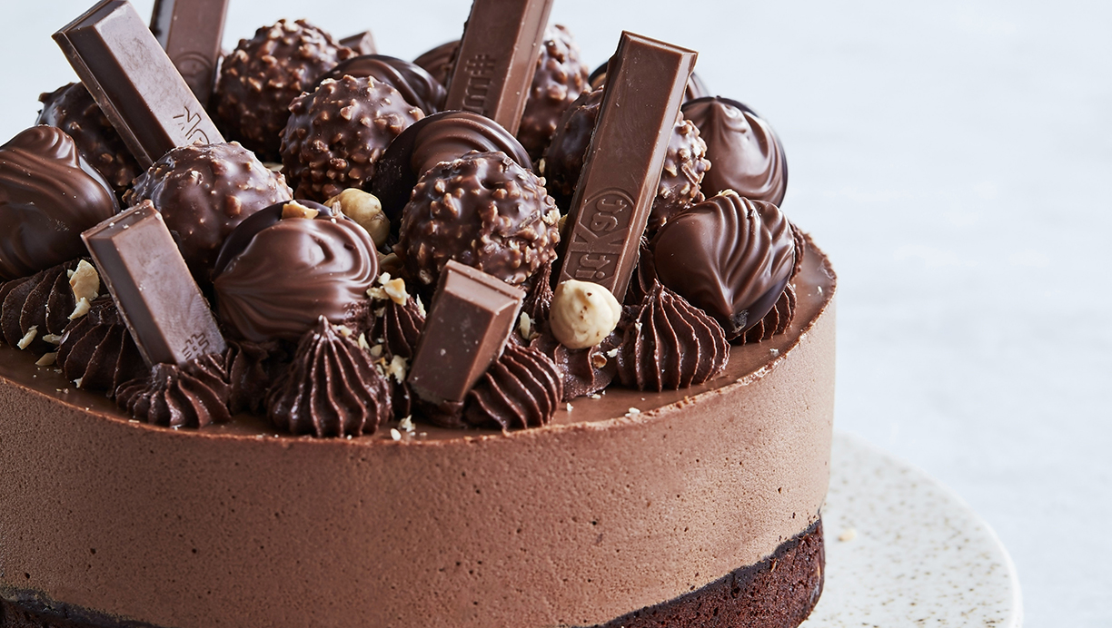 ferrero rocher kage med nutella