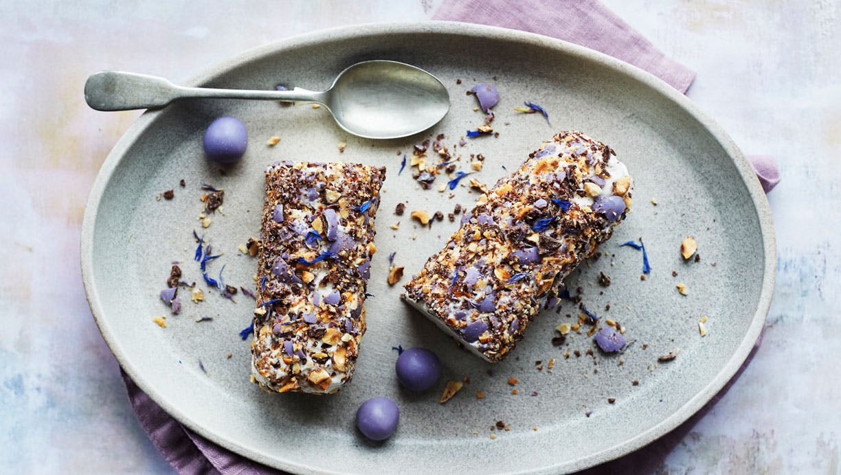 Isruller med nødder