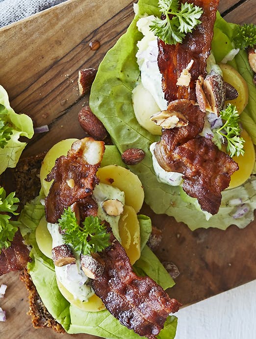 Kartoffelmadder med bacon