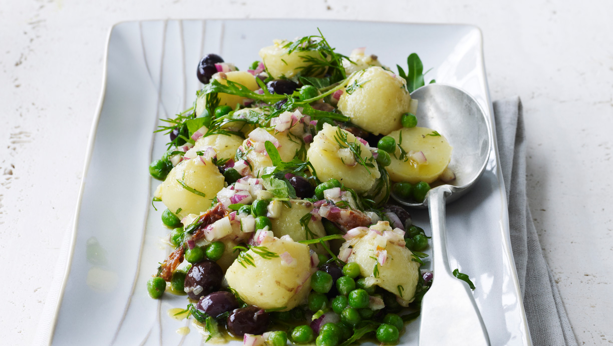 kartoffelsalat med krydderurter