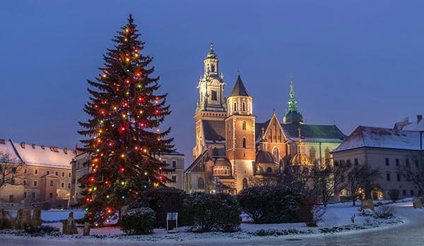 Læserrejse: Kirke og juletræ i Krakow