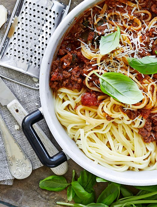 Pasta med luksus-bolognese