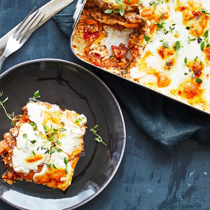 Quinoa-lasagne med masser af grøntsager