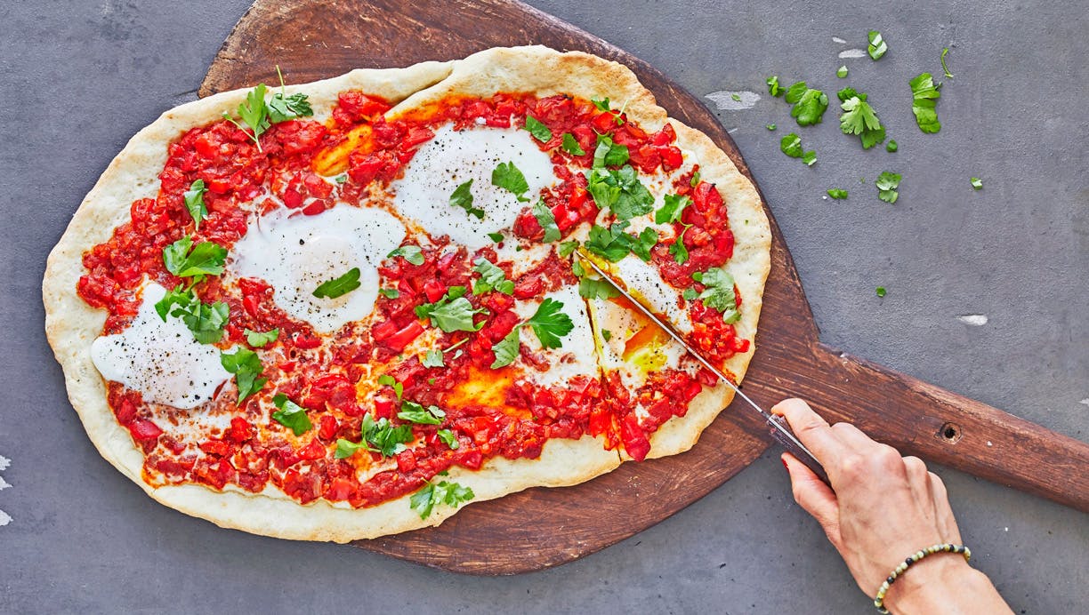 Shakshuka-pizza