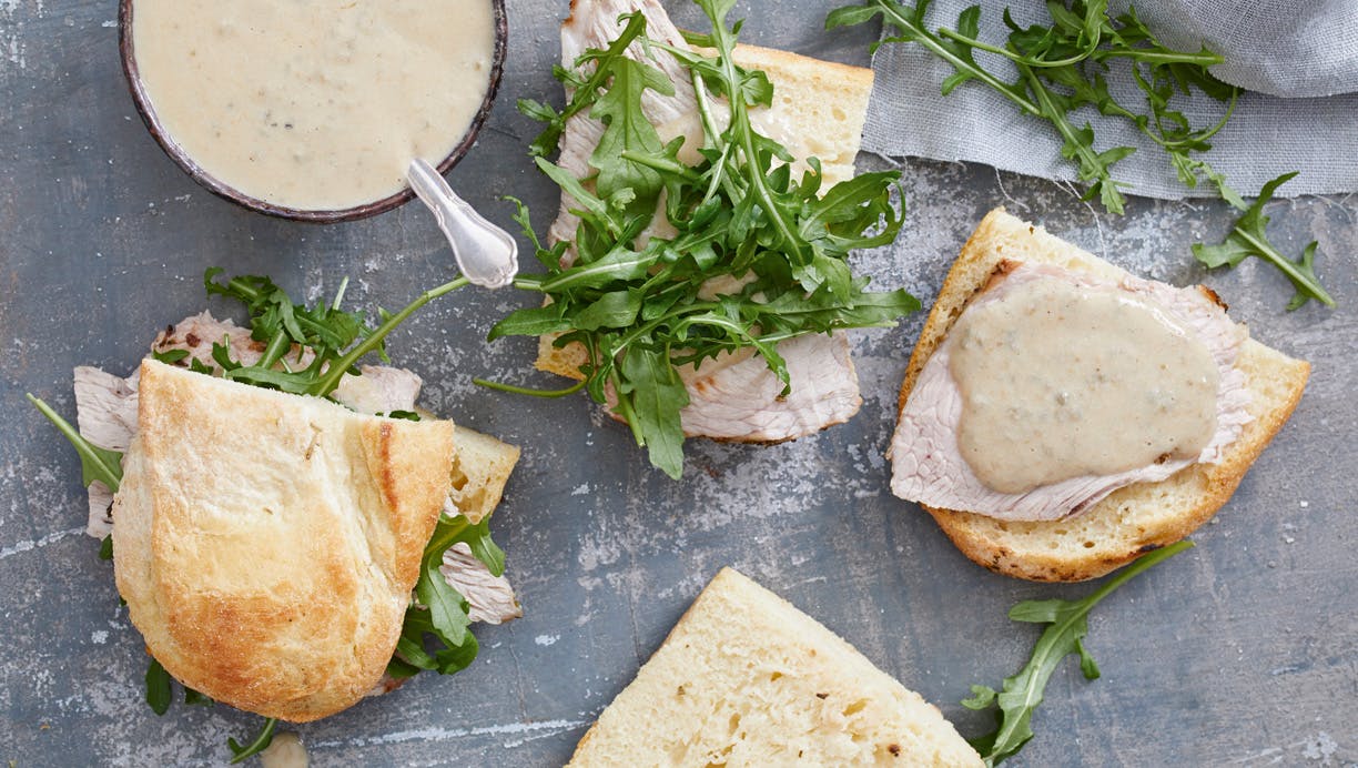 Vitello tonnato-sandwich