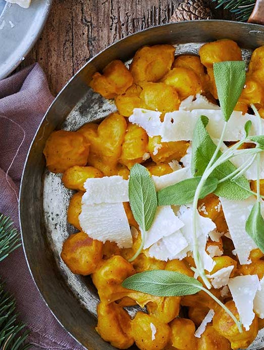 Gnocchi med græskarsauce