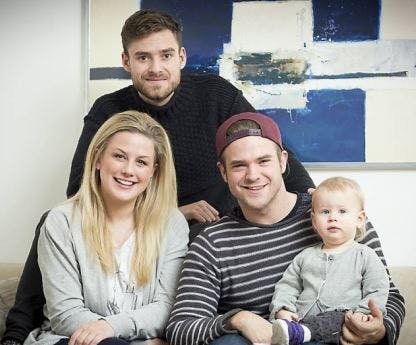 Regnbuefamilie: Silas og Johannes