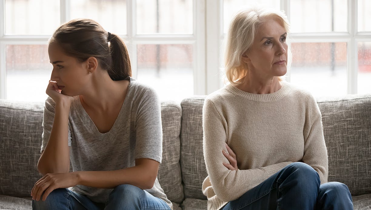 Svært forhold til mor