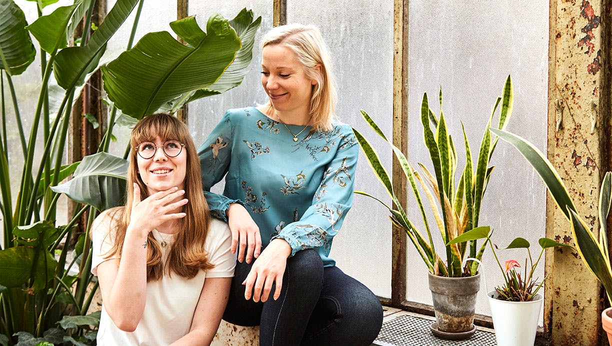 Laura Grubb og Emma Libner