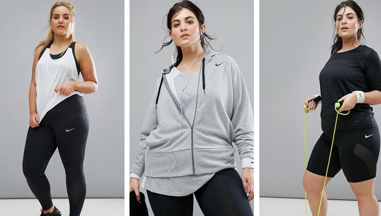 Plus size sportstøj