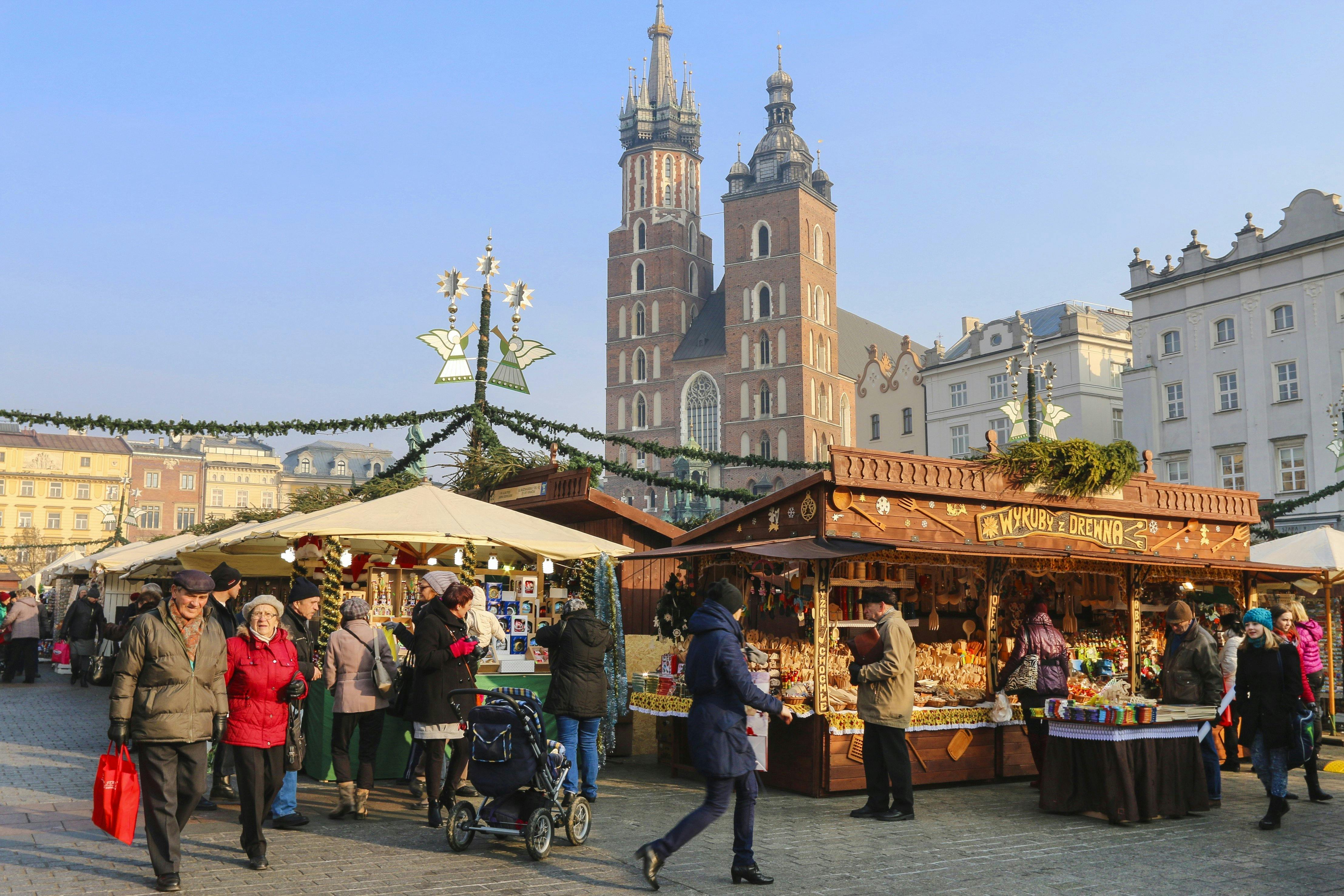 Jul og julemarkeder i Krakow