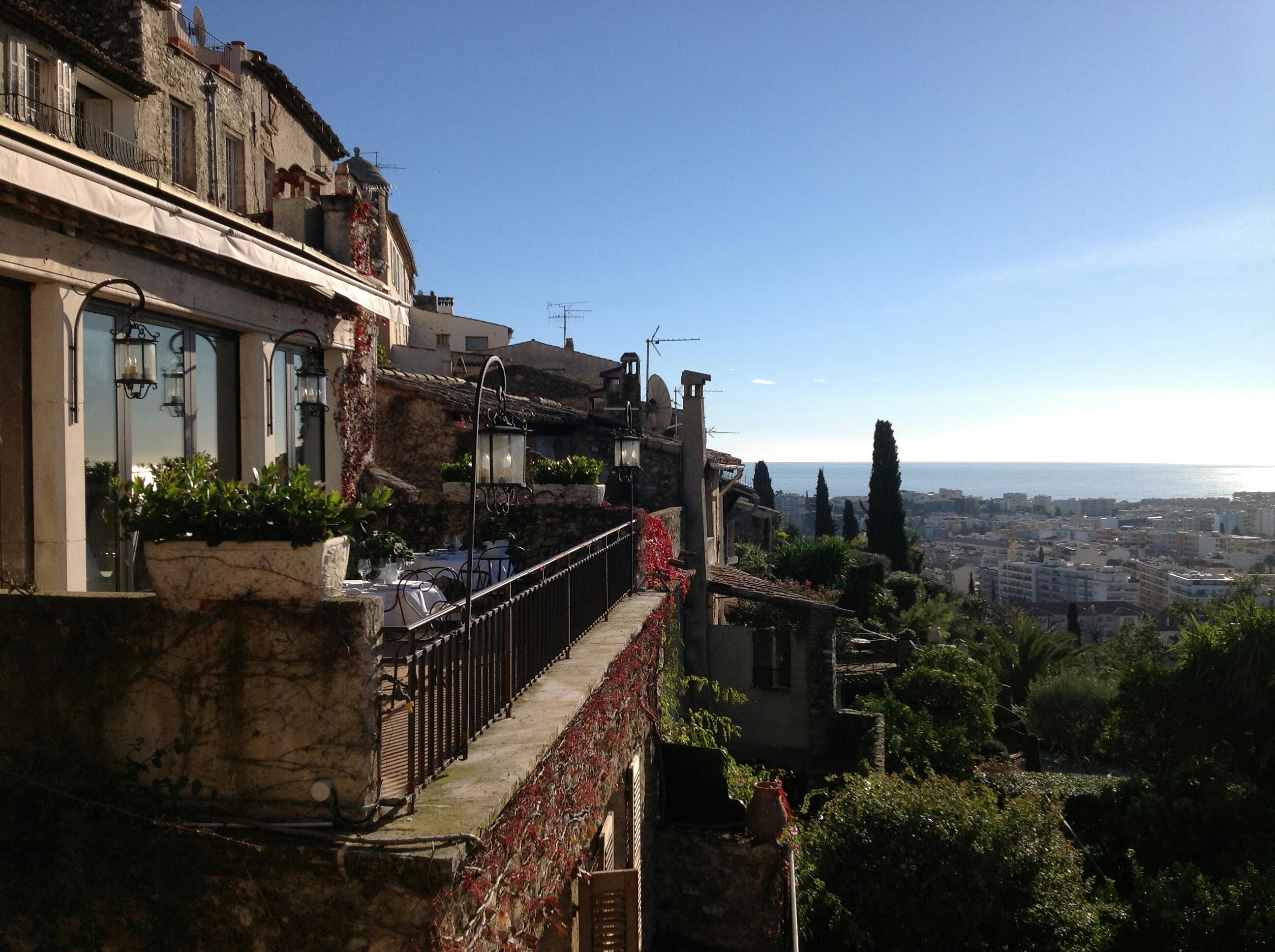 Haut-de-Cagnes ved Middelhavet