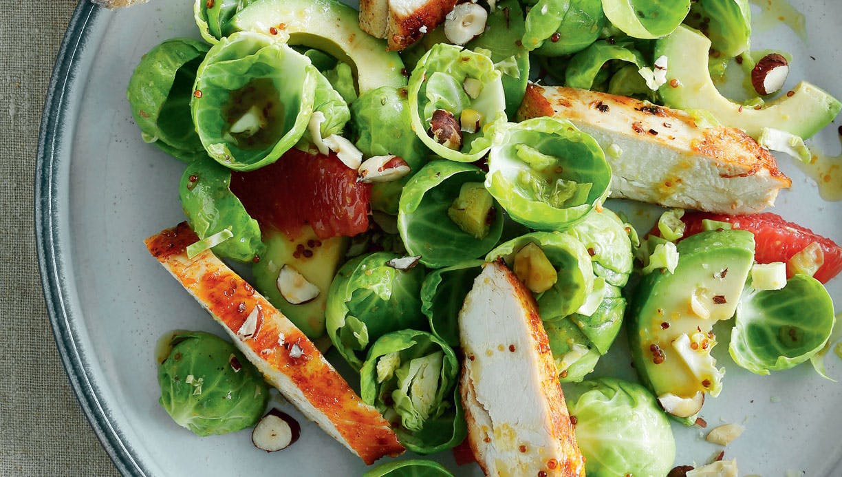 Salat med kylling og kål