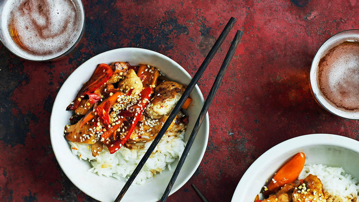 Sichuankylling med chili og sesam