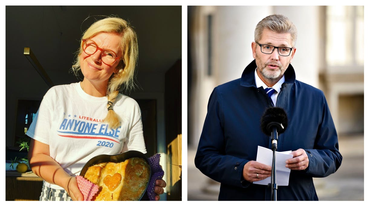 Sisse Sejr og Frank Jensen