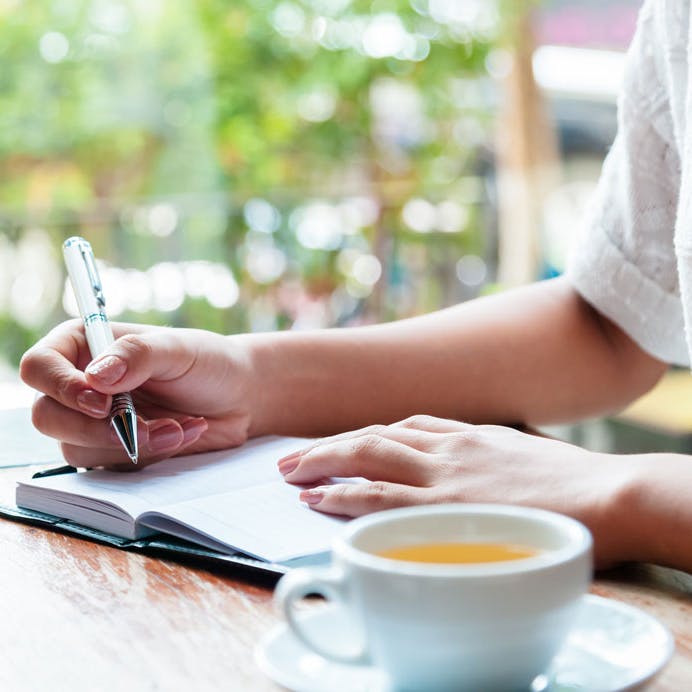 Skriv dagbog og bliv lykkelig