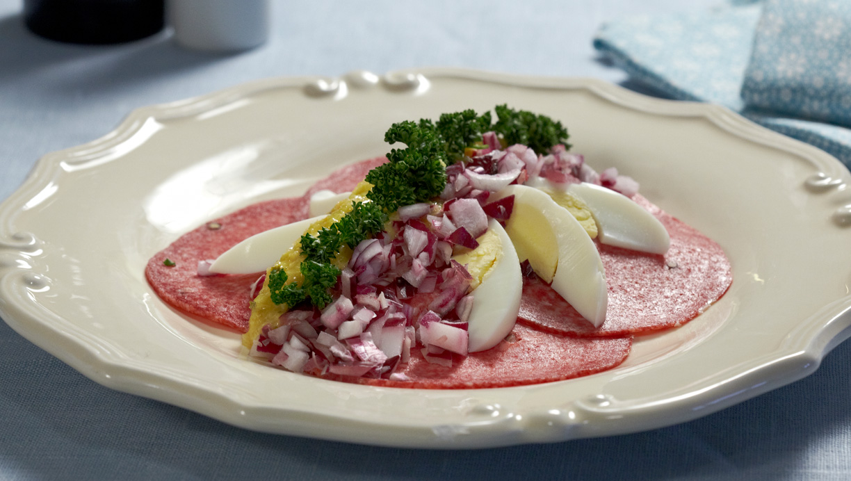 Ida Davidsen smørrebrød: Et stykke med "Søren Pind"