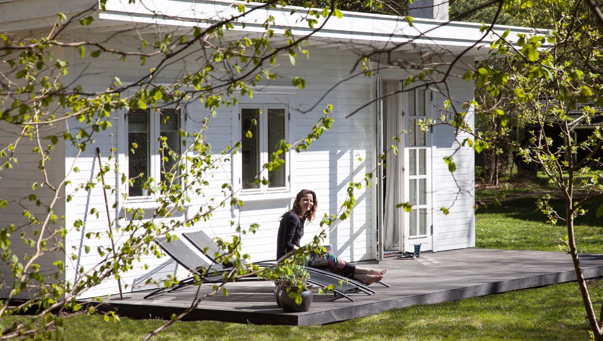 sommerhus i nostalgisk stil