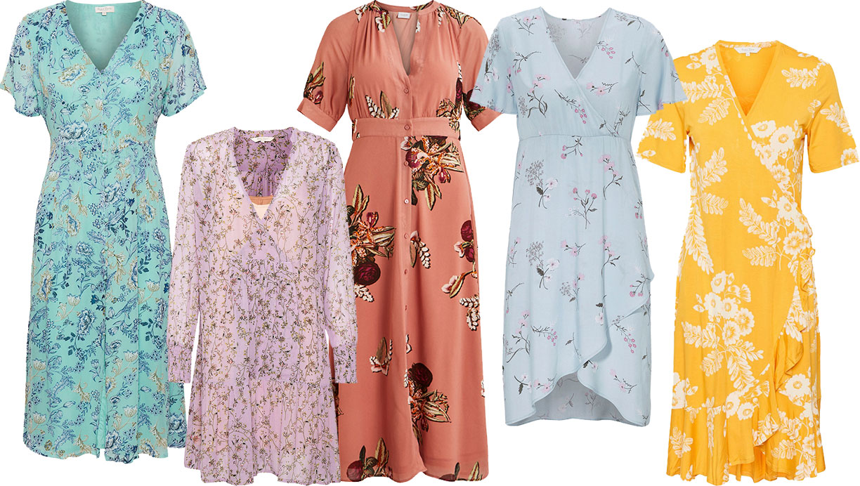 sommerkjoler med blomsterprint