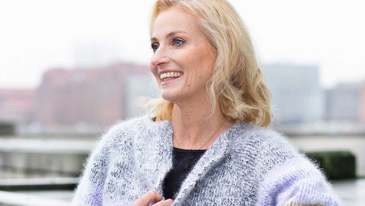 Smuk colourblock cardigan