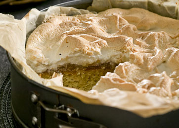 Marengstærte med citronmarmelade