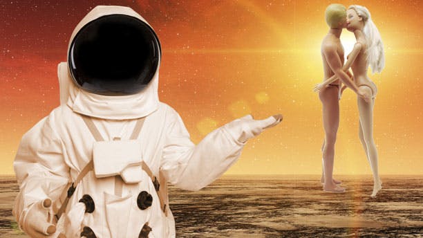 Forskere undersøger sex i vægtløs tilstand. Se her om det er muligt at have sex på Mars!