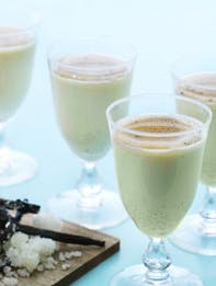 panna cotta med hvid chokolade