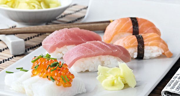 Nigiri og Sashimi