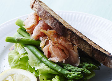 Laksesandwich de luxe