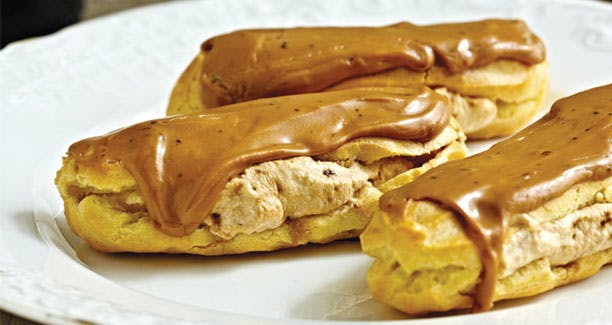 Mocca eclairs